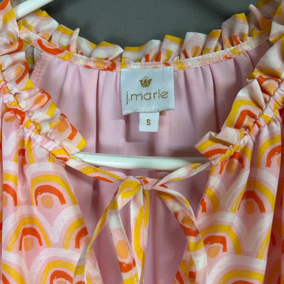 J MARIE Summer Tiered Dress Size S - Picture 4 of 4